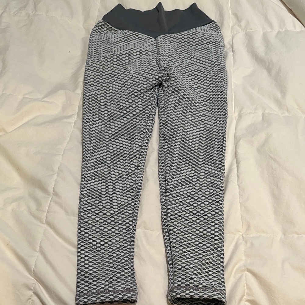 Stylish Kids Gray Patterned Leggings